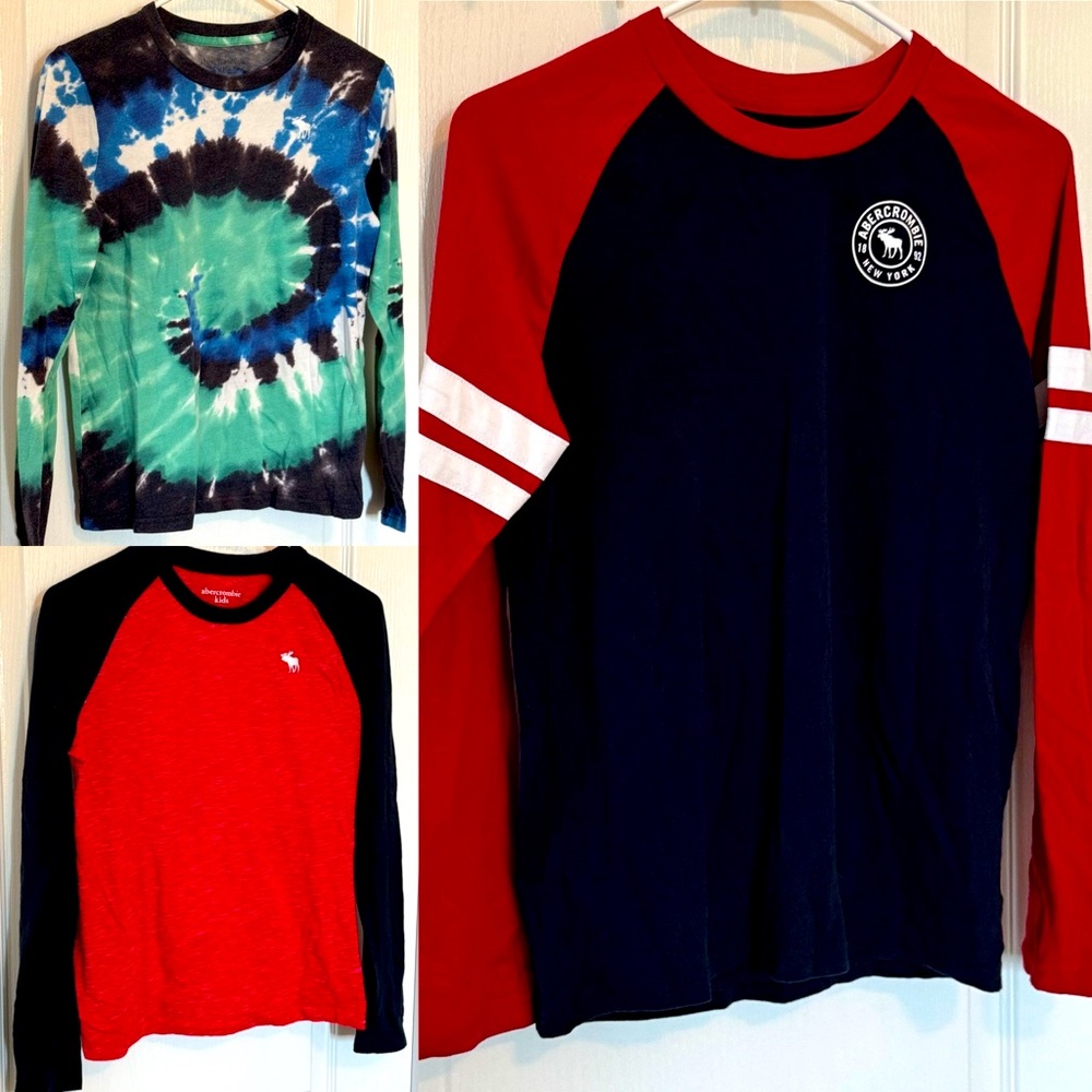 Abercrombie Kids (Lot of 3) long sleeve tees size 13/14